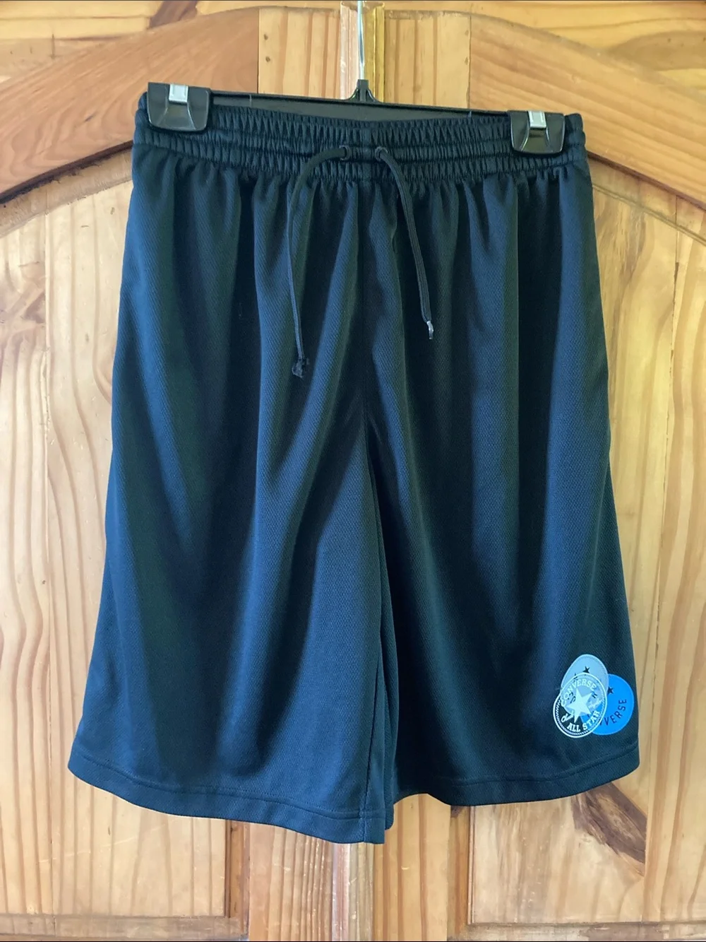 Boys Converse black blue athletic shorts size XL